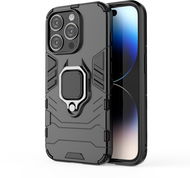 Lenuo Armor obal pro iPhone 15 Pro černá - Kryt na mobil