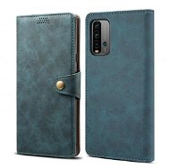 Lenuo Leather for Xiaomi Redmi 9T, Blue - Phone Case