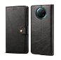 Lenuo Leather for Xiaomi Redmi Note 9T, Black - Phone Case