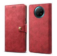 Lenuo Leather Case für Xiaomi Redmi Note 9T - rot - Handyhülle