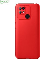 Lenuo Leshield Tok a Xiaomi Redmi 10C készülékhez - piros - Telefon tok