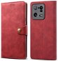 Phone Case Lenuo Leather flipové pouzdro pro Xiaomi 13 Pro, červená - Pouzdro na mobil
