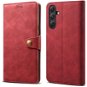 Lenuo Leather Klapphülle für Samsung Galaxy A54 5G, rot - Handyhülle