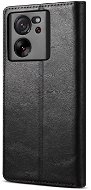 Lenuo Leder-Klapphülle für Xiaomi 13T/ 13T Pro, schwarz - Handyhülle
