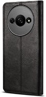 Handyhülle Lenuo Leather Flip-Hülle für das Xiaomi Redmi A3, schwarz - Pouzdro na mobil