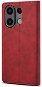 Phone Case Lenuo Leather flipové pouzdro pro Xiaomi Redmi Note 13, červená - Pouzdro na mobil