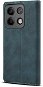 Lenuo Xiaomi Redmi Note 13 5G kék bőr flip tok - Mobiltelefon tok