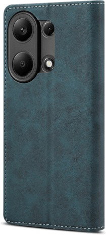Lenuo Leather Flip-Hülle für das Xiaomi Redmi Note 13 Pro, blau - Softcase-Handyhülle - Hauptbild