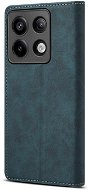 Lenuo Xiaomi Redmi Note 13 Pro 5G kék bőr flip tok - Mobiltelefon tok