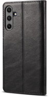 Lenuo Leather flip case for Samsung Galaxy A15 black - Phone Case