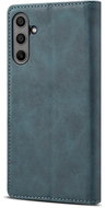 Lenuo Leather flip case for Samsung Galaxy A15 blue - Phone Case