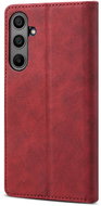 Lenuo Leather Flip Case für das Samsung Galaxy A35 rot - Softcase-Handyhülle