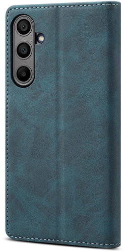 Lenuo Leather flip case for Samsung Galaxy A35 blue - Phone Case - Main image