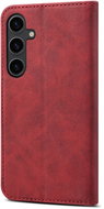 Lenuo Leather flip case for Samsung Galaxy S24 red - Phone Case