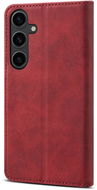 Lenuo Leather flipové pouzdro pro Samsung Galaxy S24+ červená - Pouzdro na mobil