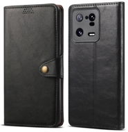 Lenuo Leather Klapphülle für Xiaomi 13 Pro, schwarz - Handyhülle