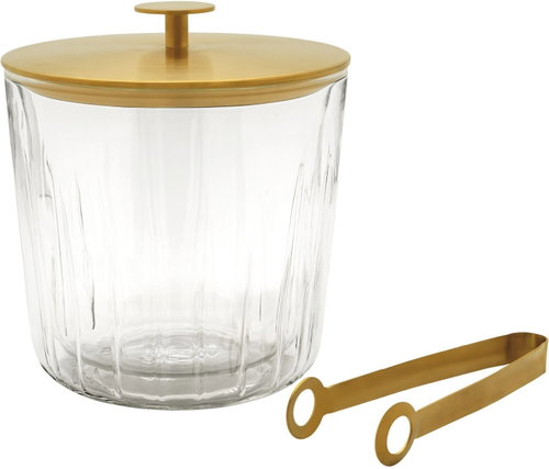 LEOPOLD VIENNA Arinto Ice container with lid and tongs, 1 l - Ice Bucket - Main image