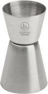 LEOPOLD VIENNA Jigger Bar measuring spoon 2 and 4 cl, stainless steel, matt, height 88 mm, diameter  - Scoop