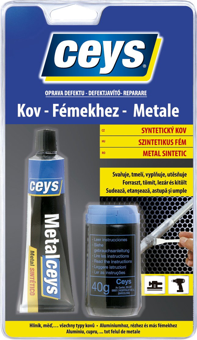 CEYS javító szintetikus fémre 40 ml + 40 g