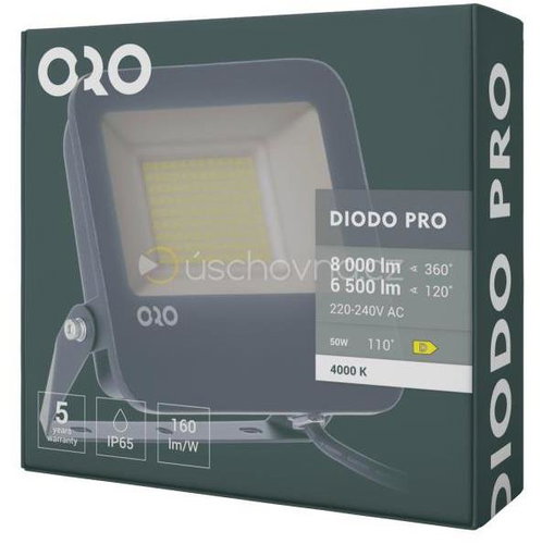 Spotlight Diodo PRO ORO, 50 W, 8000 lm, NW - LED Reflector - Main image