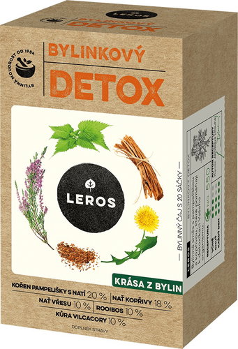 LEROS Natur Detox, Cleansing Tea 20 x 1.5g Main image LEROS Natur Detox, Cleansing Tea 20 x 1.5g - Tea - Main image