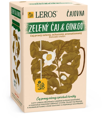 Leros Tea Room Ginkgo Green Tea 20 x 2g - Tea - Main image