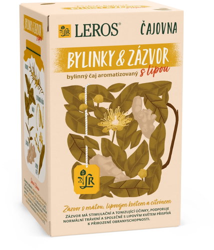 Leros Tea Room Herbs and Ginger with Lime 20 x 2g - Tea - Main image