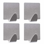 DuraHome Bathroom hook self-adhesive 38 × 35mm, 4pcs - Bathroom Hook