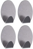 DuraHome Bathroom hook self-adhesive 50 × 35mm, 4pcs - Bathroom Hook