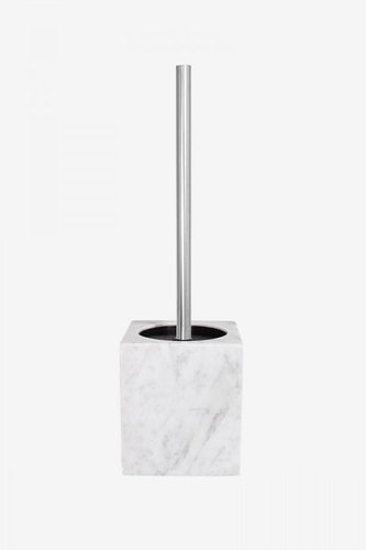 Q-Bath toilet brush in marble stand white - Toilet Brush - Main image