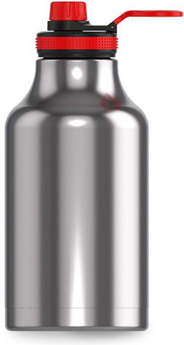 LES ARTISTES A-2343 Thermo bottle XL 2000 ml silver - Thermos - Main image