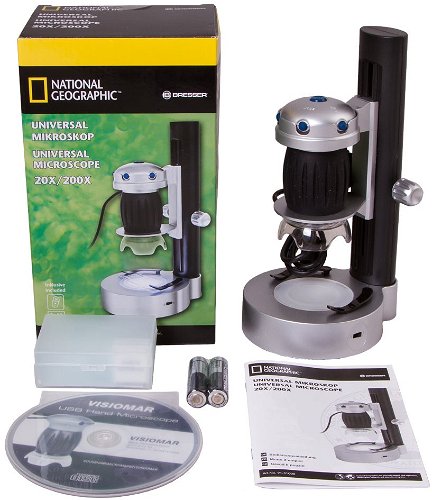Microscope Digital National - Geographic Microscope USB Bresser
