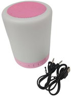 Leventi Smart RGB night touch lamp with WiFi and speaker - pink - Night Light