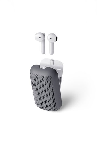 Lexon Speakerbuds Grey - Bluetooth Speaker - Main image