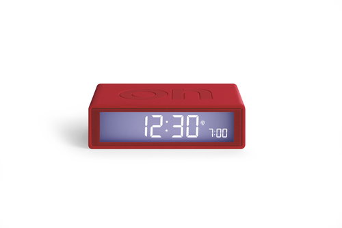 Alarm clock Lexon Flip+ Red - Alarm Clock - Main image