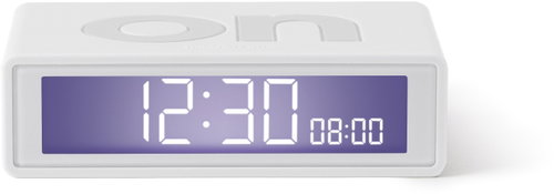 Lexon Flip+ Travel White - Ébresztőóra - Fő fotó