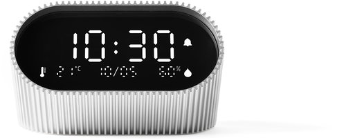 Lexon Ray Clock Raw Alu - Alarm Clock - Main image