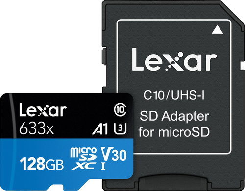Lexar microSDXC 633x 128GB - Speicherkarte - Hauptbild