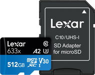 Lexar microSDXC 633x 512GB - Paměťová karta