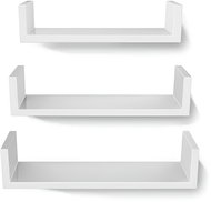 LEX Sada polic 3ks, bílé - Shelf