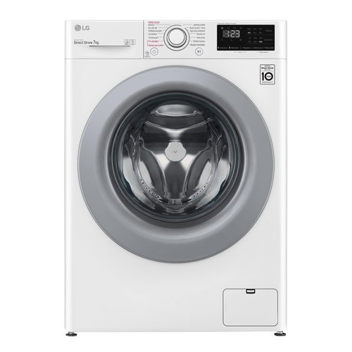 LG WD72V3HY4W - Slim steam washing machine - Main image