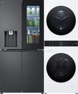 LG GMG960EVEE + LG WashTower WT1210WWF - Appliance Set