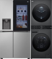 LG GSGV80PYLD + LG WashTower WT1210BBF - Appliance Set