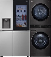 LG GSGV80PYLD + LG WashTower WT1716BBF - Appliance Set