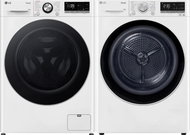 LG FSR7A04WC + LG RC91V9AV4N - Washer Dryer Set