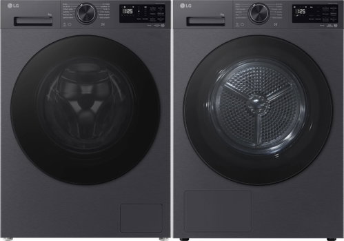 LG F4X5009TBB + LG RHX5008TBB - Washer Dryer Set - Main image