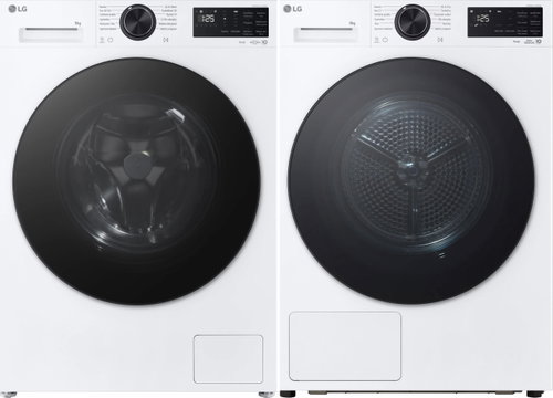LG F4X5009TLB + LG RHX5008TLB - Washer Dryer Set - Main image