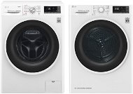LG F84J8TS2W + LG RC82EU2AV4W - Washer Dryer Set