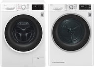 LG F84J6TY0W + LG RC82EU2AV3Q - Washer Dryer Set