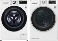 LG F4WV909P2 + LG RC91U2AV3W - Washer Dryer Set